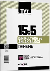 TYT Din Kültürü ve Ahlak Bilgisi 15 Deneme Tamamı Video Çözümlü - Marka Yayınları