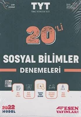 Esen Yayınları TYT Sosyal Bilimler 20 li Denemeleri - 1