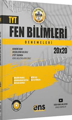 ENS Yayınları TYT Fen Bilimleri 20x20 Denemeleri - 1