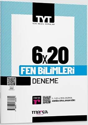 Marka Yayınları 2025 TYT Fen Bilimleri 6 Deneme Tamamı Video Çözümlü - 1