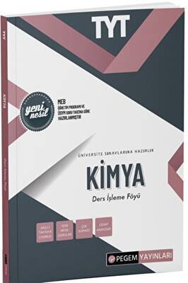 Pegem Akademi Yayıncılık TYT Kimya Ders İşleme Föyü - 1