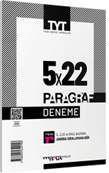 Marka Yayınları 2023 TYT Paragraf 5 Deneme Tamamı Video Çözümlü - Marka Yayınları