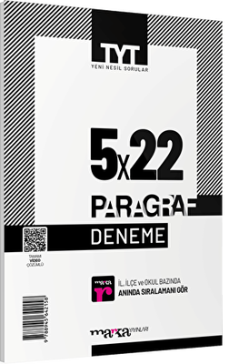 Marka Yayınları 2023 TYT Paragraf 5 Deneme Tamamı Video Çözümlü - 1