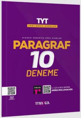 Marka Yayınları 2025 TYT Paragraf Yeni Nesil 10 Deneme - 1