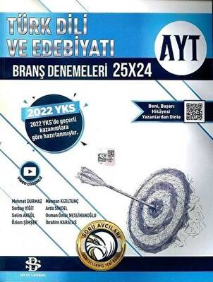 2022 YKS AYT Türk Dili ve Edebiyatı Soru Avcıları 25x24 Branş Denemeleri Video Çözümlü