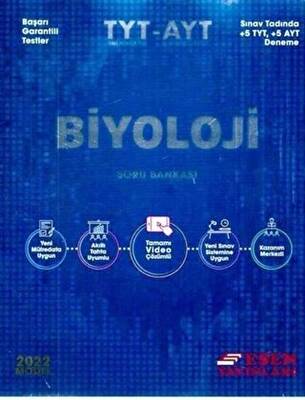 Esen Yayınları 2022 YKS TYT AYT Biyoloji Soru Bankası - 1