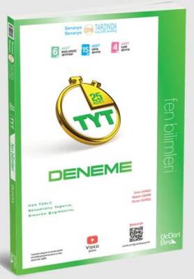 2026 TYT Fen Bilimleri 25 Deneme Video Çözümlü - 1