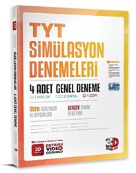 3D TYT 4`lü Simülasyon Genel Deneme - 3D Yayınları
