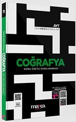 Marka Yayınları 2025 AYT Coğrafya Konu Özetli Yeni Nesil Soru Bankası Tamamı Video Çözümlü - Marka Yayınları