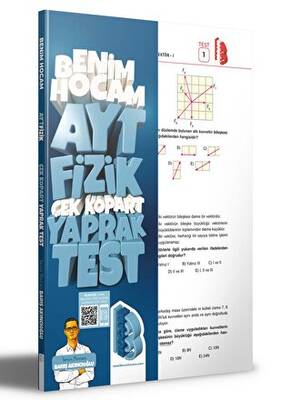 Benim Hocam Yayınları 2023 AYT Fizik Çek Kopar Yaprak Test - 1