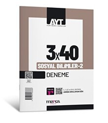 Marka Yayınları 2025 AYT Sosyal Bilimler-2 3x40 Deneme - Marka Yayınları