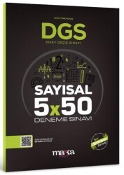 Marka Yayınları 2025 DGS Sayısal 5x50 Deneme Sınavı Tamamı PDF Çözümlü Açıklanan Yeni Müfredat - Marka Yayınları