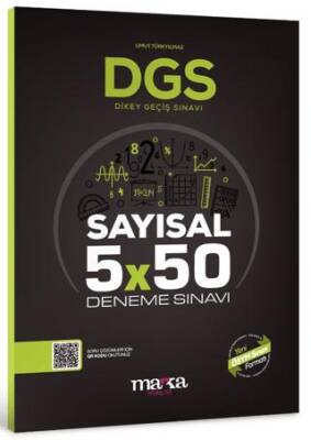Marka Yayınları 2025 DGS Sayısal 5x50 Deneme Sınavı Tamamı PDF Çözümlü Açıklanan Yeni Müfredat - 1