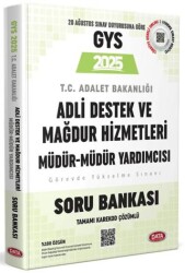 Adalet Bakanlığı Adli Destek ve Mağdur Hizmetleri Müdürü ve Müdür Yardımcısı - Karekod Çözümlü - Data Yayınları
