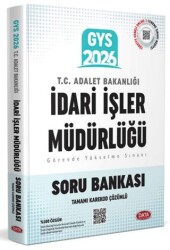 Adalet Bakanlığı İdari İşler Müdürlüğü GYS Soru Bankası - Karekod Çözümlü - Data Yayınları