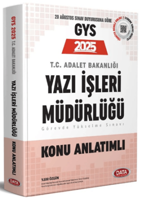 GYS Adalet Bakanlığı Yazı İşleri Müdürlüğü Konu Anlatımlı - 1