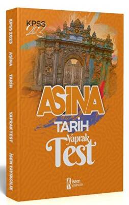İSEM Yayıncılık 2023 İSEM KPSS Aşina Tarih Çek Kopart Yaprak Test - 1