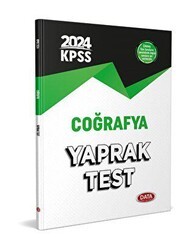 Data Yayınları KPSS Coğrafya Yaprak Test - Data Yayınları