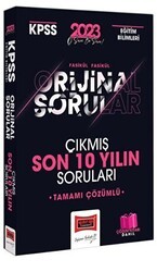 2023 KPSS Eğitim Bilimleri Fasikül Fasikül Orjinal Son 10 Yılın Çıkmış Soruları ve Çözümleri Yargı Yayınları - Yargı Yayınevi