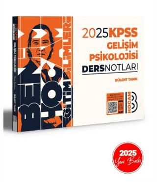Benim Hocam Yayınları 2025 KPSS Eğitim Bilimleri Gelişim Psikolojisi Video Ders Notları - 1