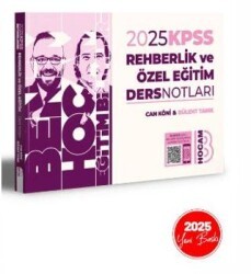 2025 KPSS Eğitim Bilimleri Rehberlik ve Özel Eğitim Video Ders Notları - Benim Hocam Yayınları