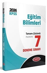 Data Yayınları 2024 KPSS Eğitim Bilimleri Tamamı Çözümlü 7 Deneme Sınavı - Data Yayınları