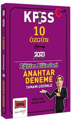 Yargı Yayınevi 2023 KPSS Eğitim Bilimleri Tamamı Çözümlü Anahtar 10 Özgün Deneme - 1