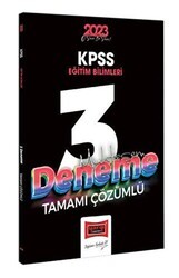 Yargı Yayınevi 2023 KPSS Eğitim Bilimleri Tamamı Çözümlü Muhteşem 3 Deneme Sınavı - Yargı Yayınevi
