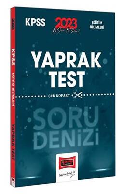 Yargı Yayınevi 2023 KPSS Eğitim Bilimleri Tüm Dersler Soru Denizi Çek Kopart Yaprak Test Yargı Yayınları - 1