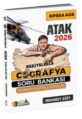 2026 KPSS MEB-AGS Haritalarla Atak Coğrafya Soru Bankası - 1