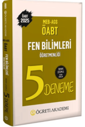 Öğreti Akademi 2025 MEB AGS ÖABT Fen Bilimleri Öğretmenliği Tamamı Çözümlü 5 Deneme - Öğreti Akademi