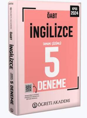 Öğreti Akademi 2024 KPSS ÖABT İngilizce Tamamı Çözümlü 5 Deneme - 1