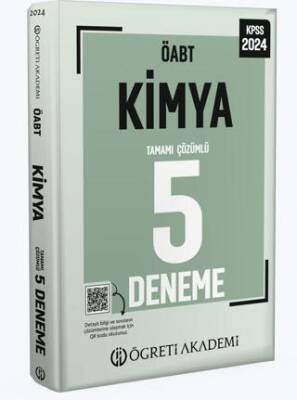 Öğreti Akademi 2024 KPSS ÖABT Kimya Tamamı Çözümlü 5 Deneme - 1