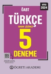 Öğreti Akademi 2024 KPSS ÖABT Türkçe 5 Deneme - Öğreti Akademi