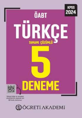 Öğreti Akademi 2024 KPSS ÖABT Türkçe 5 Deneme - 1