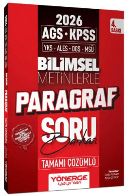 2026 KPSS MEB-AGS TYT ALES DGS MSÜ Bilimsel Metinlerle Paragraf Soru Bankası - 1