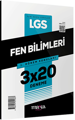 Marka Yayınları 2025 LGS 1.Dönem Konuları Fen Bilimleri 3 Deneme - 1