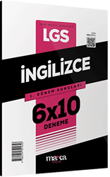 Marka Yayınları 2025 LGS 1.Dönem Konuları İngilizce 6 Deneme - Marka Yayınları