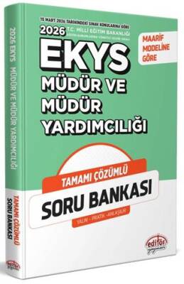 2026 MEB EKYS Müdür ve Müdür Yardımcılığı Çözümlü Soru Bankası - 1