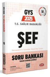 Data Yayınları T.C. Sağlık Bakanlığı GYS Şef Soru Bankası Tamamı Karekod Çözümlü - Data Yayınları