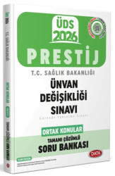 T.C. Sağlık Bakanlığı Ünvan Değişikliği Sınavı Ortak Konular Prestij Tamamı Çözümlü Soru Bankası - Data Yayınları