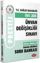 Data Yayınları T.C. Sağlık Bakanlığı Ünvan Değişikliği Sınavı Ortak Konular Prestij Tamamı Çözümlü Soru Bankası - Data Yayınları