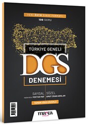 Marka Yayınları 2025 DGS Türkiye Geneli Sayısal Sözel Yeni Sınav Müfredatına Uygun Deneme - Marka Yayınları