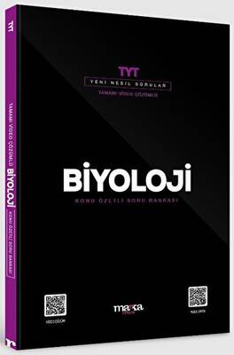 Marka Yayınları 2025 TYT Biyoloji Konu Özetli Yeni Nesil Soru Bankası Tamamı Video Çözümlü - 1