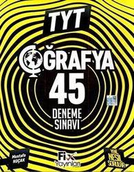 Fix Yayınları 2023 TYT Coğrafya 45 Denemeleri - Fix Yayınları
