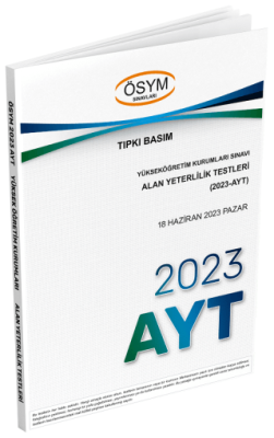 2023 YKS AYT Çıkmış Sorular Tıpkı Basım - 1