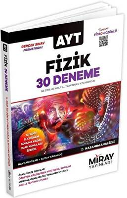 Miray Yayınları YKS AYT Fizik 30 Deneme Video Çözümlü - 1