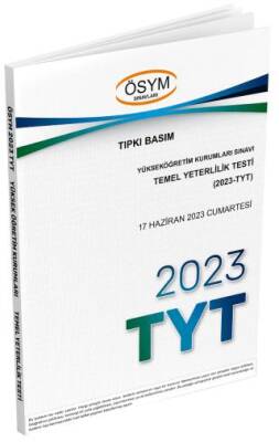 2023 YKS TYT Çıkmış Sorular Tıpkı Basım - 1