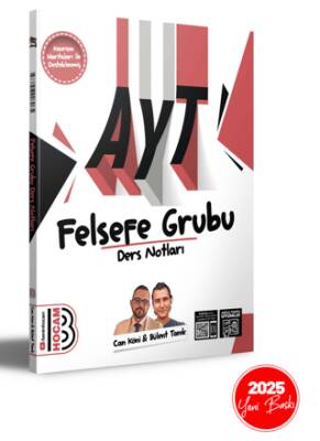 Benim Hocam Yayınları 2025 AYT Felsefe Grubu Ders Notları - 1