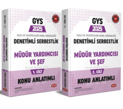 2025 Ceza ve Tevkifevleri Denetimli Serbestlik, Müdür Yardımcılığı ve Şeflik GYS Konu Anlatımlı 1-2 - Data Yayınları